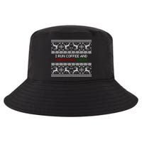 I Run On Coffee And Christmas Cheer Cool Comfort Performance Bucket Hat