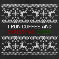 I Run On Coffee And Christmas Cheer Cool Comfort Performance Bucket Hat