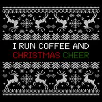I Run On Coffee And Christmas Cheer Backpack