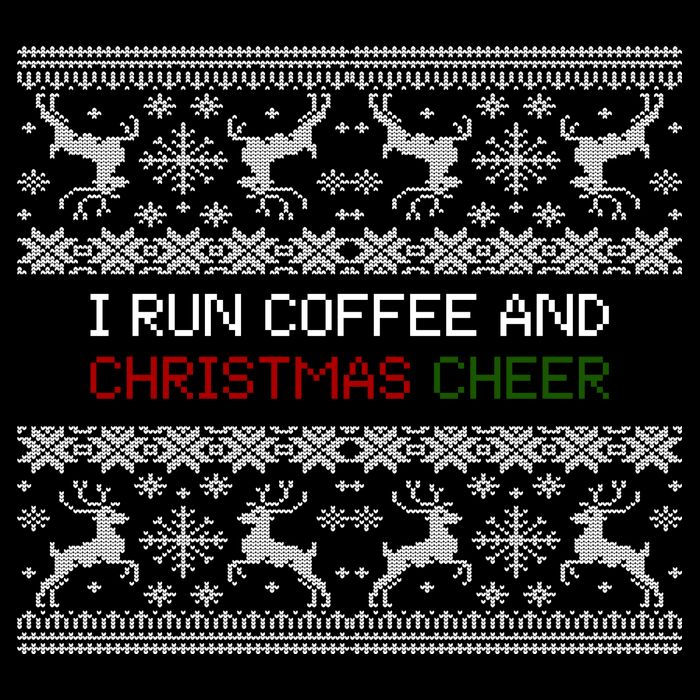 I Run On Coffee And Christmas Cheer Backpack