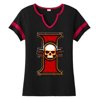 Inquisitorial Rosette Of The Imperial Inquisition Ladies Halftime Notch Neck Tee