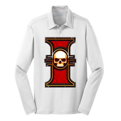 Inquisitorial Rosette Of The Imperial Inquisition Silk Touch Performance Long Sleeve Polo