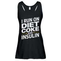 I Run On Diet C.O.K.E And Insulin Ladies Essential Flowy Tank