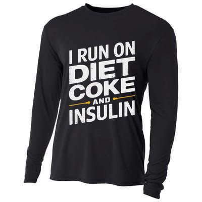 I Run On Diet C.O.K.E And Insulin Cooling Performance Long Sleeve Crew