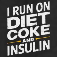 I Run On Diet C.O.K.E And Insulin Trucker Hat