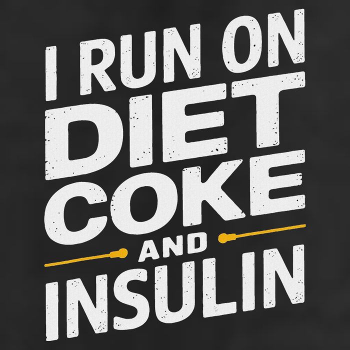 I Run On Diet C.O.K.E And Insulin Trucker Hat