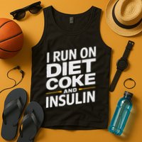 I Run On Diet C.O.K.E And Insulin Tank Top