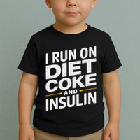 I Run On Diet C.O.K.E And Insulin Toddler T-Shirt