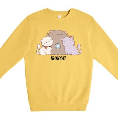 Iron Cat Family Premium Crewneck Sweatshirt