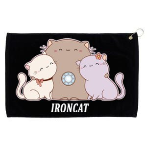 Iron Cat Family Grommeted Golf Towel