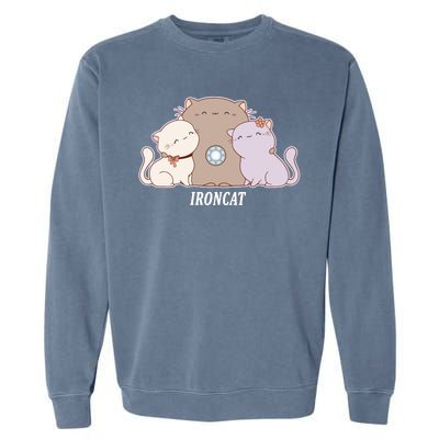 Iron Cat Family Garment-Dyed Sweatshirt