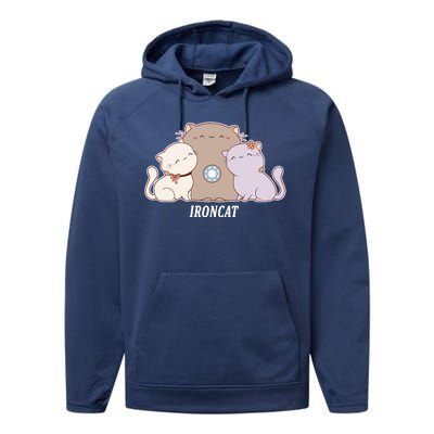 Iron Cat Family Performance Fleece Hoodie