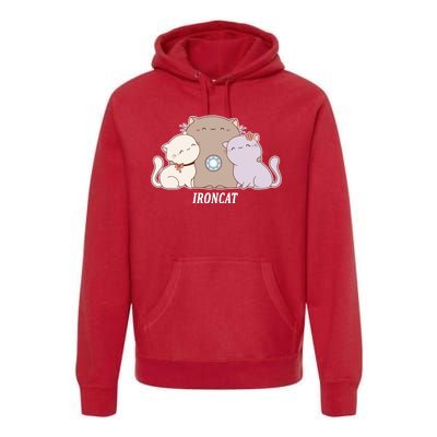 Iron Cat Family Premium Hoodie