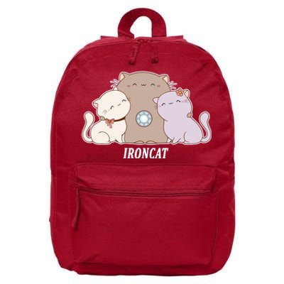 Iron Cat Family 16 in Basic Backpack