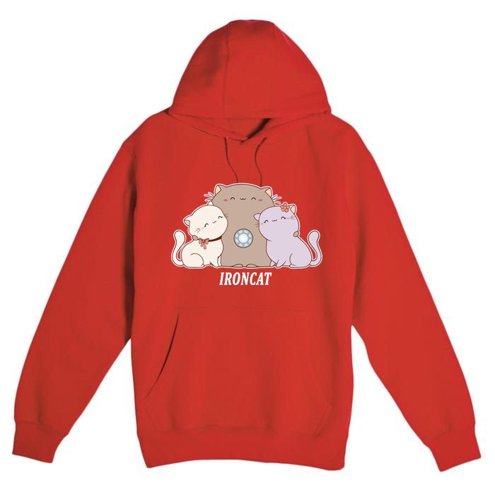 Iron Cat Family Premium Pullover Hoodie