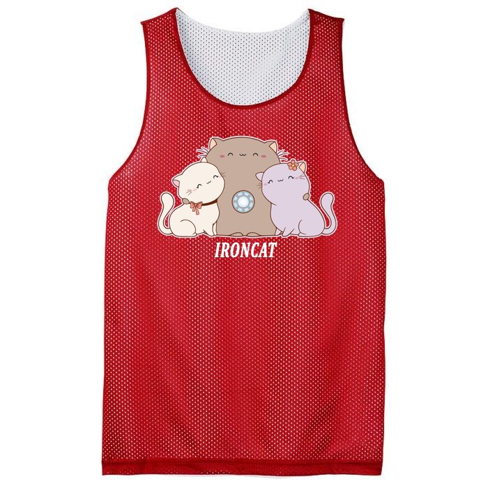 Iron Cat Family Mesh Reversible Basketball Jersey Tank