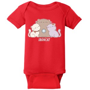 Iron Cat Family Baby Bodysuit