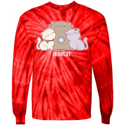 Iron Cat Family Tie-Dye Long Sleeve Shirt