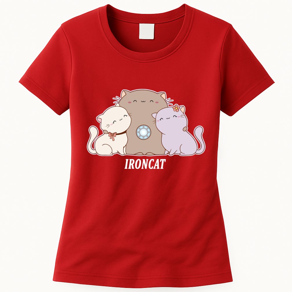Iron Cat Family Womens T-Shirt