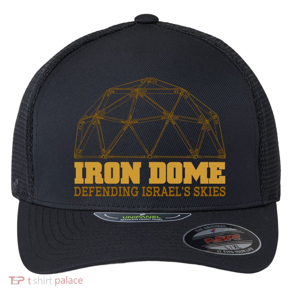 Iron Dome Defending Israel's Skies Flexfit Unipanel Trucker Cap