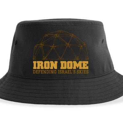 Iron Dome Defending Israel's Skies Sustainable Bucket Hat