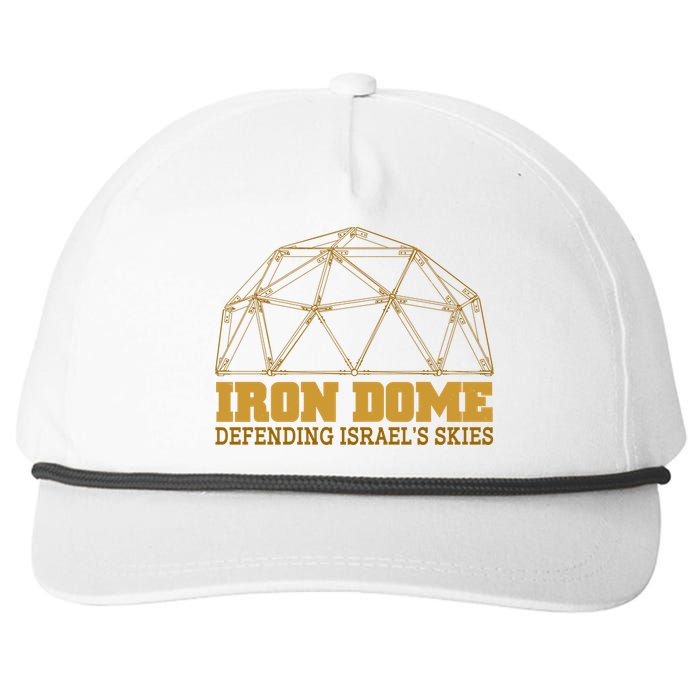 Iron Dome Defending Israel's Skies Snapback Five-Panel Rope Hat