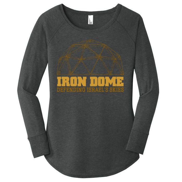 Iron Dome Defending Israel's Skies Women's Perfect Tri Tunic Long Sleeve Shirt