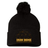 Iron Dome Defending Israel's Skies Pom Pom 12in Knit Beanie