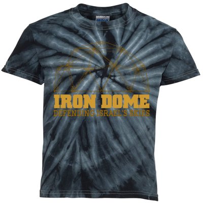 Iron Dome Defending Israel's Skies Kids Tie-Dye T-Shirt