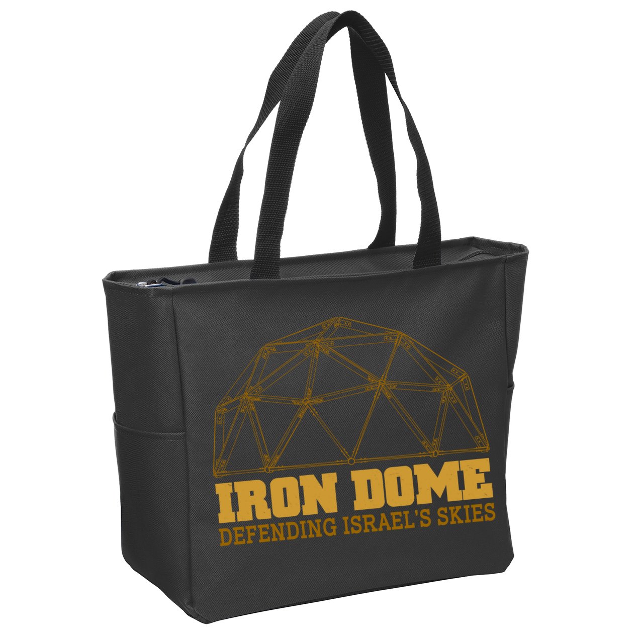 Iron Dome Defending Israel's Skies Zip Tote Bag