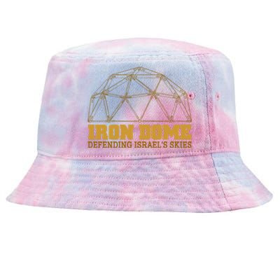 Iron Dome Defending Israel's Skies Tie-Dyed Bucket Hat