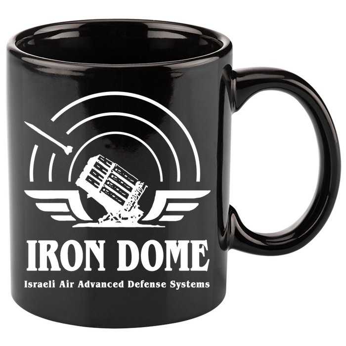 Iron Dome Israeli Air Advance Defense System 11oz C Handle Ceramic Mug
