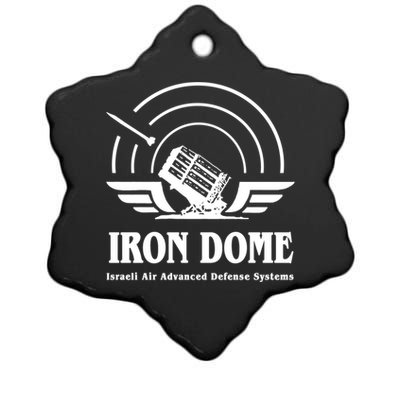 Iron Dome Israeli Air Advance Defense System Ceramic Star Ornament