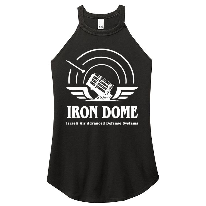 Iron Dome Israeli Air Advance Defense System Women's Perfect Tri Rocker Tank