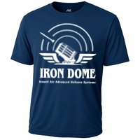 Iron Dome Israeli Air Advance Defense System Cooling Performance Crew T-Shirt