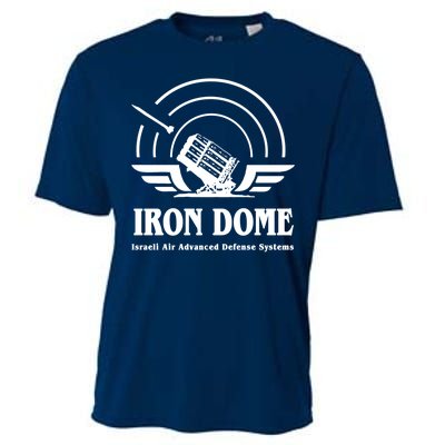 Iron Dome Israeli Air Advance Defense System Cooling Performance Crew T-Shirt