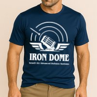 Iron Dome Israeli Air Advance Defense System Cooling Performance Crew T-Shirt