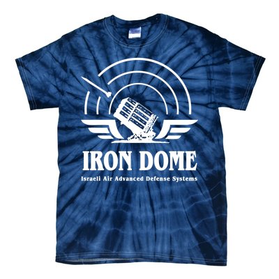 Iron Dome Israeli Air Advance Defense System Tie-Dye T-Shirt