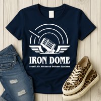 Iron Dome Israeli Air Advance Defense System Womens T-Shirt