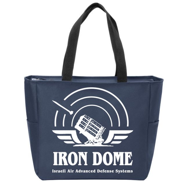 Iron Dome Israeli Air Advance Defense System Zip Tote Bag