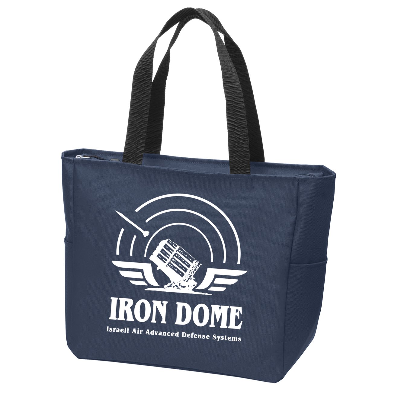 Iron Dome Israeli Air Advance Defense System Zip Tote Bag