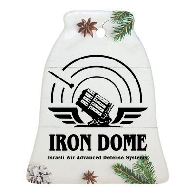 Iron Dome Israeli Air Advance Defense System Ceramic Bell Ornament