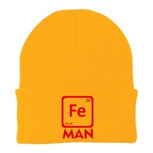 Iron Science Funny Chemistry Fe Periodic Table  Knit Cap Winter Beanie