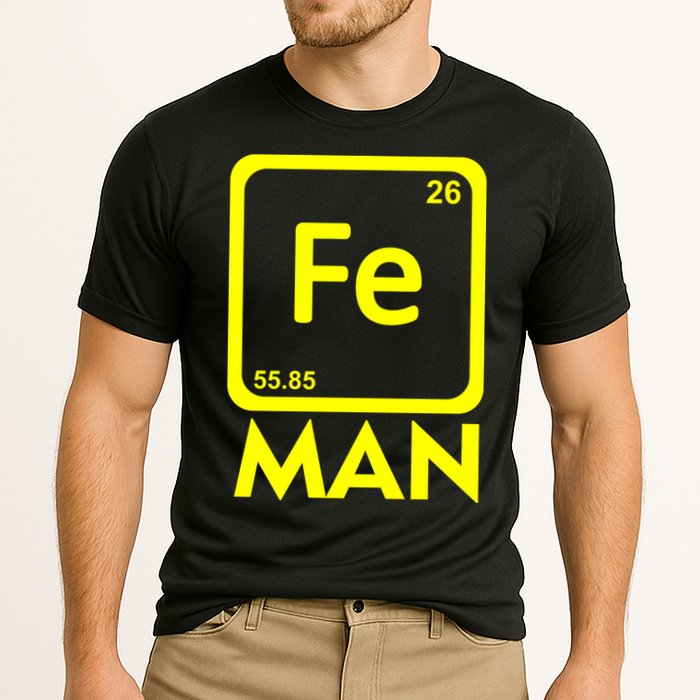 Iron Science Funny Chemistry Fe Periodic Table  Performance Shirt