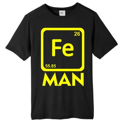 Iron Science Funny Chemistry Fe Periodic Table  Tall Fusion ChromaSoft Performance T-Shirt