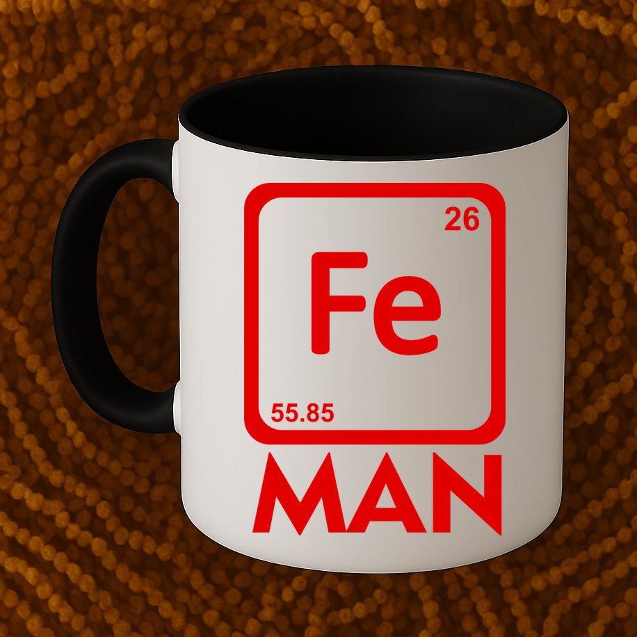 Iron Science Funny Chemistry Fe Periodic Table  Mug