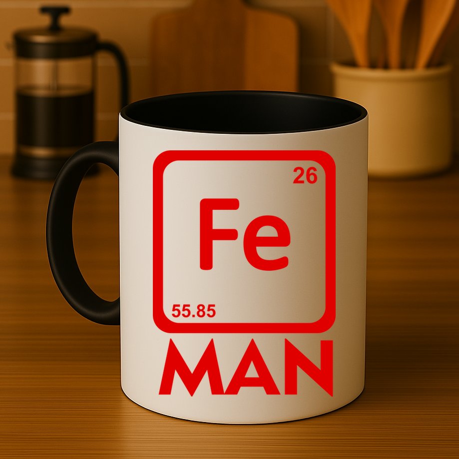 Iron Science Funny Chemistry Fe Periodic Table  Mug