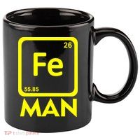 Iron Science Funny Chemistry Fe Periodic Table  11oz C Handle Ceramic Mug
