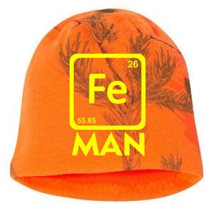 Iron Science Funny Chemistry Fe Periodic Table  Kati - Camo Knit Beanie