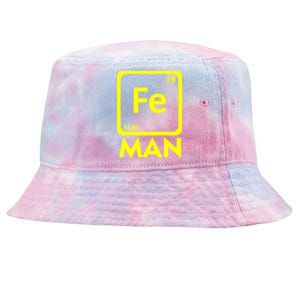 Iron Science Funny Chemistry Fe Periodic Table  Tie-Dyed Bucket Hat